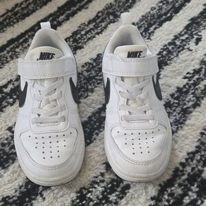 Nike Kids White and Black Sneakers
